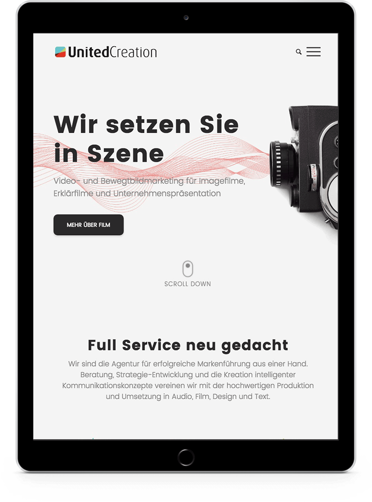 UnitedCreation Tablet - Bärenstark - Advertising Agency from Karlsruhe Mühlburg