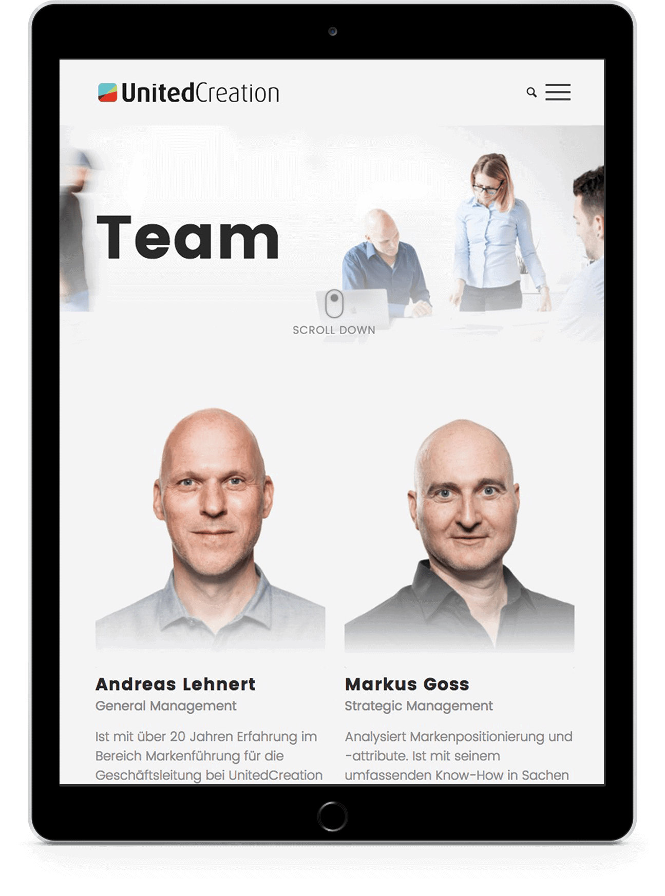 UnitedCreation Tablet Team - Bärenstark - Advertising Agency from Karlsruhe Mühlburg