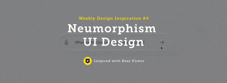 Neumorphismus UI Design Inspiration #4