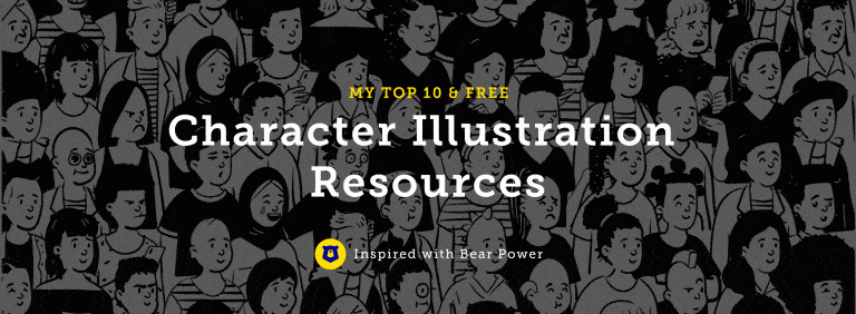 Top 10 and free character illustration resources